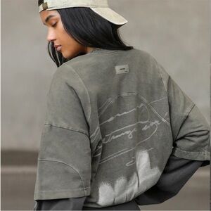 JOAH BROWN ORIGINAL GRAPHIC TEE HAZE COTTON M/L